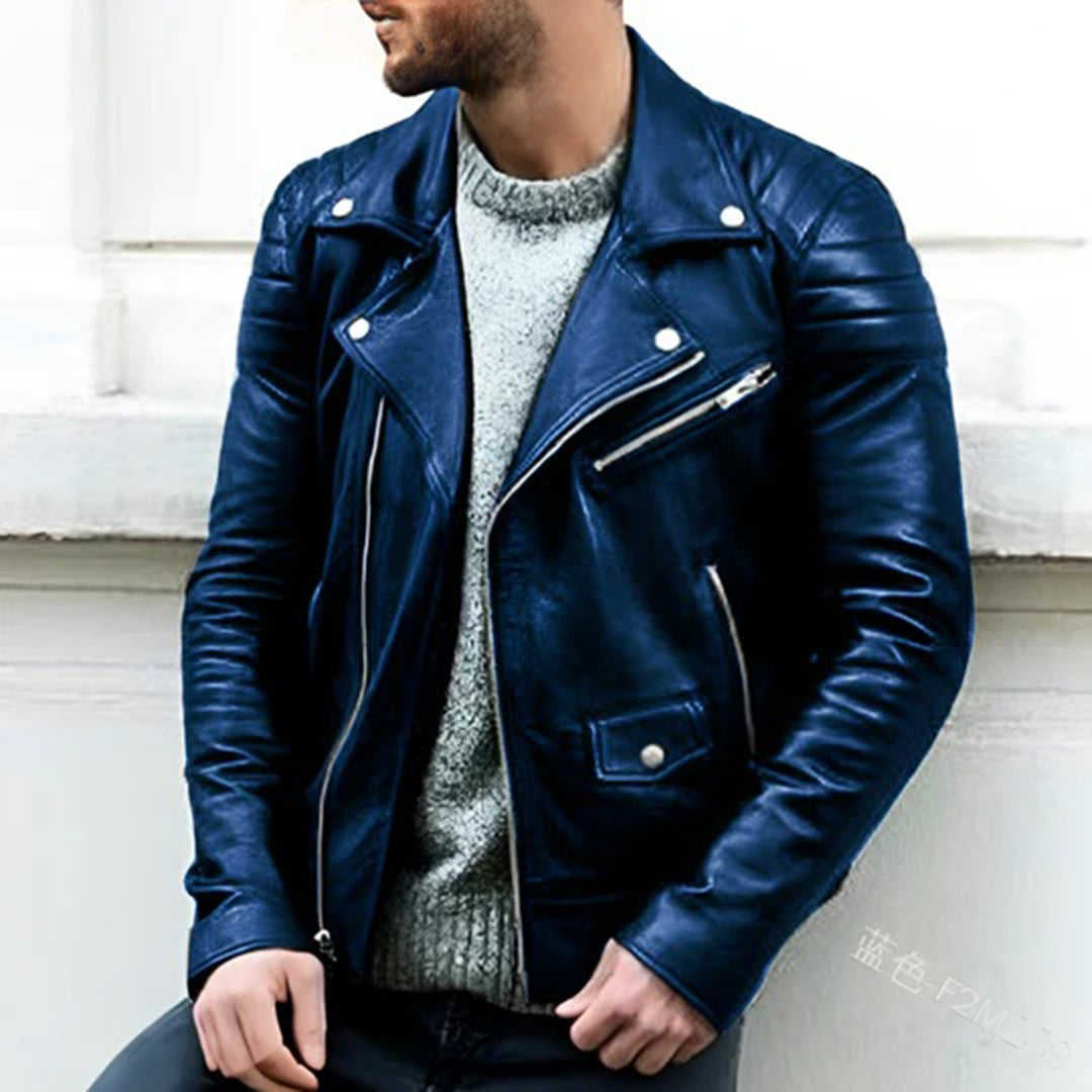 Classic Brown Motorcycle Jacket
