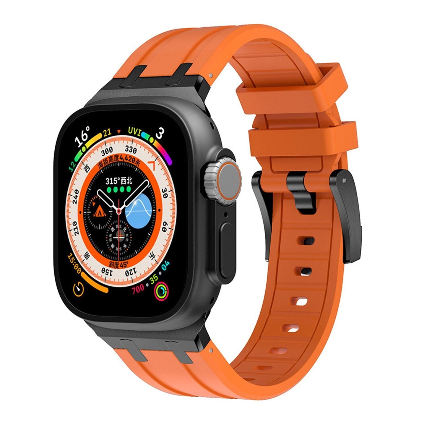 Comfortable Flexible Apple Watch Silicon Band