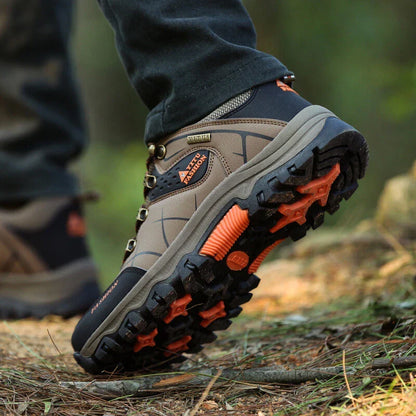 Grip Sole Mens Waterproof Hiking Boots