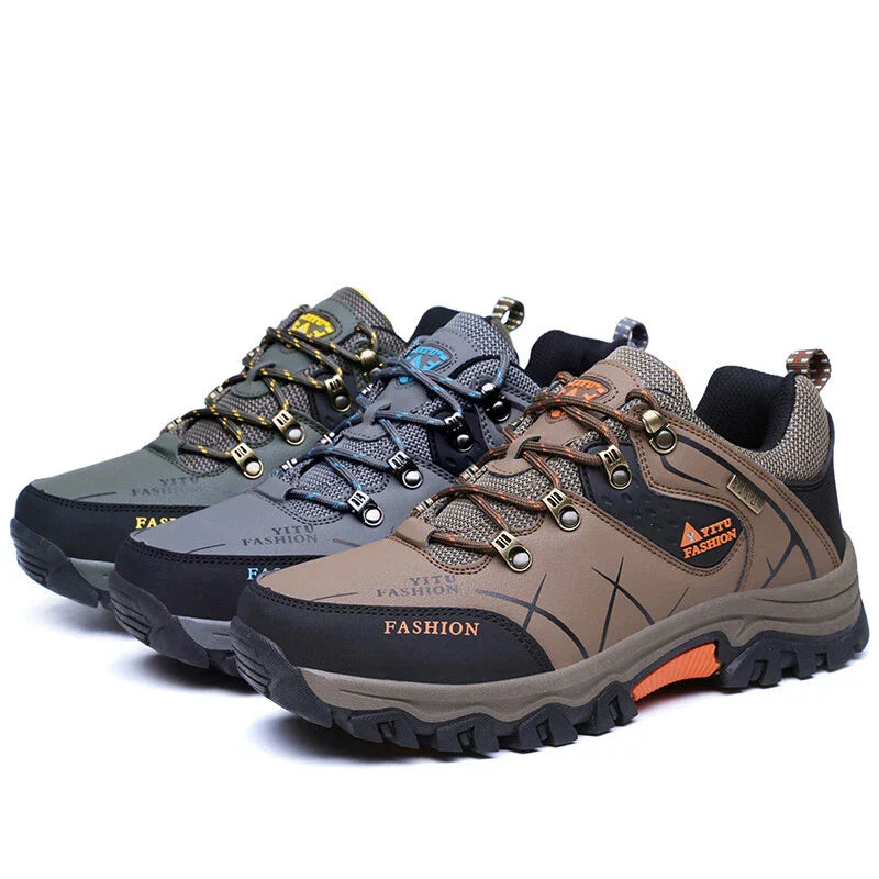Grip Sole Mens Waterproof Hiking Boots