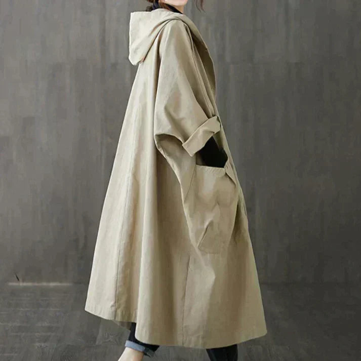 Timeless Long Waterproof Coat for Ladies