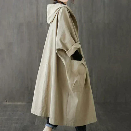 Timeless Long Waterproof Coat for Ladies