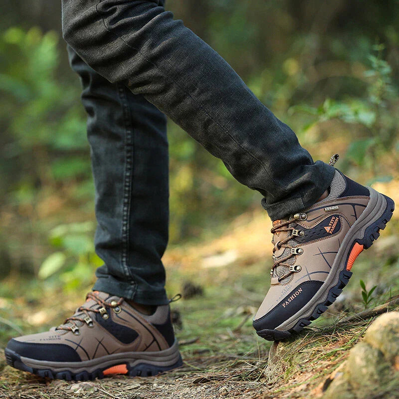 Grip Sole Mens Waterproof Hiking Boots