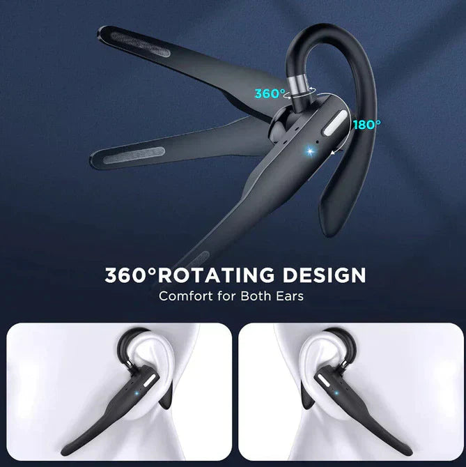 Wireless Dual Mic Bluetooth 5.1 Noise Cancelling Headphones