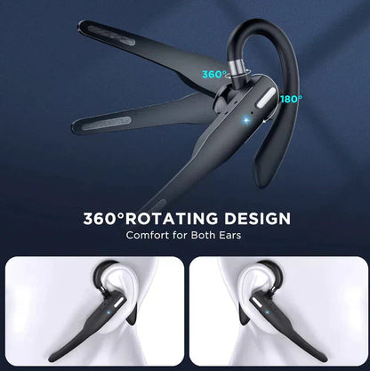 Wireless Dual Mic Bluetooth 5.1 Noise Cancelling Headphones