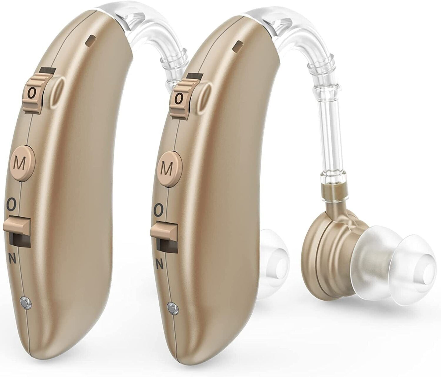Wireless Noise Cancelling Hearing Aids with Rechargeable Battery