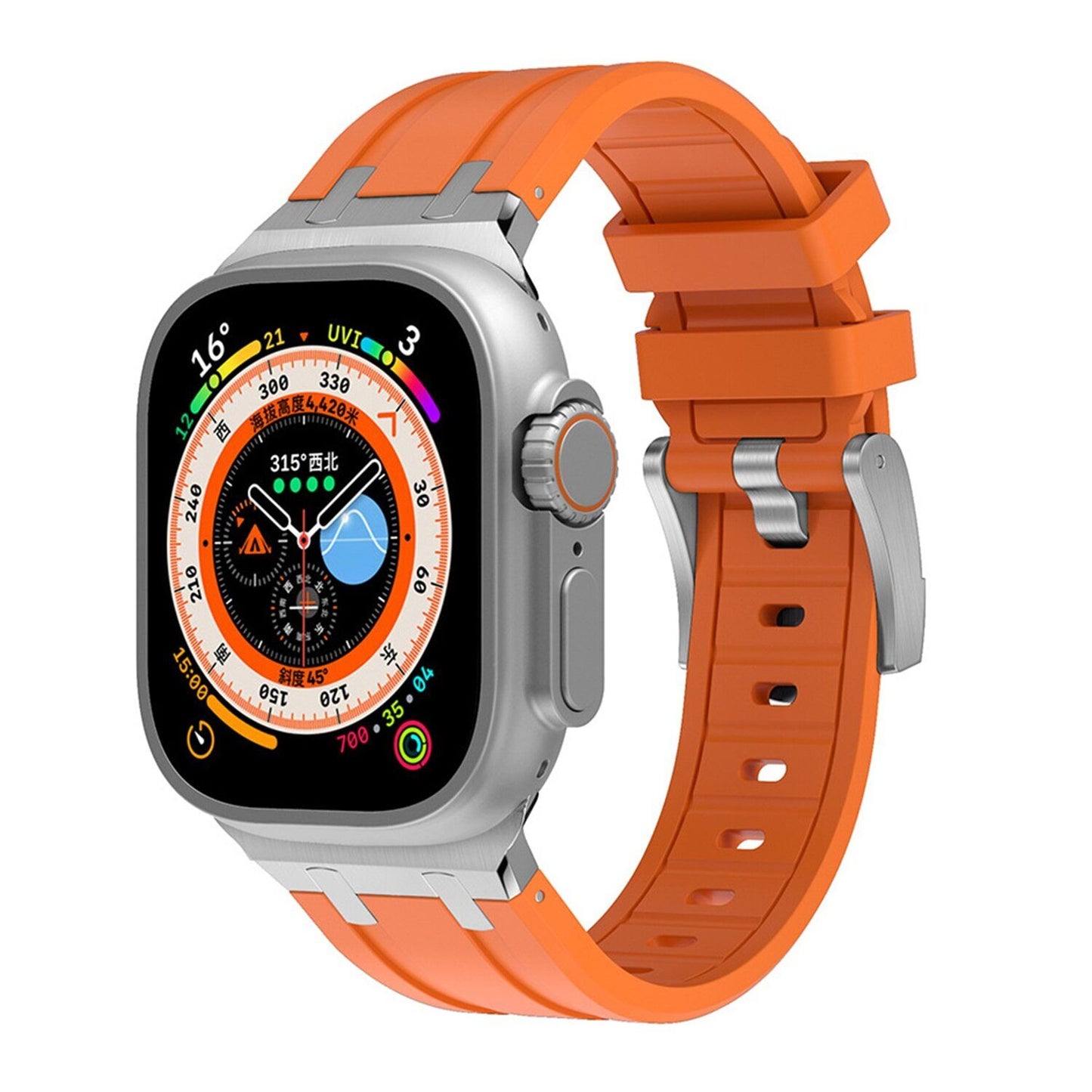 Comfortable Flexible Apple Watch Silicon Band