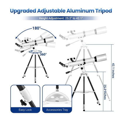High Power 210x Adult Telescope with Star App