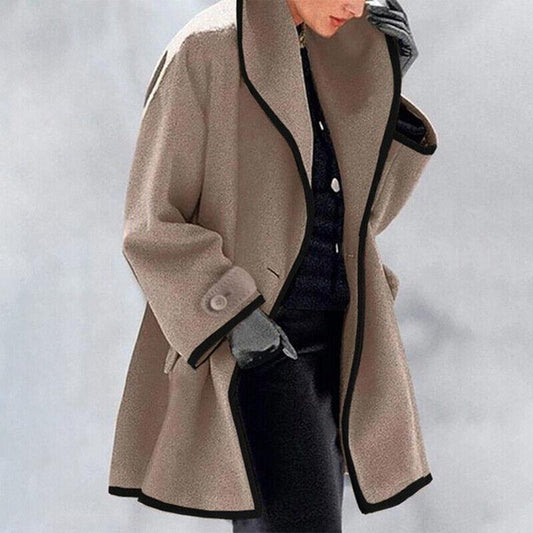 Warm Women's Classic Long Winter Coat - OutfitLondon