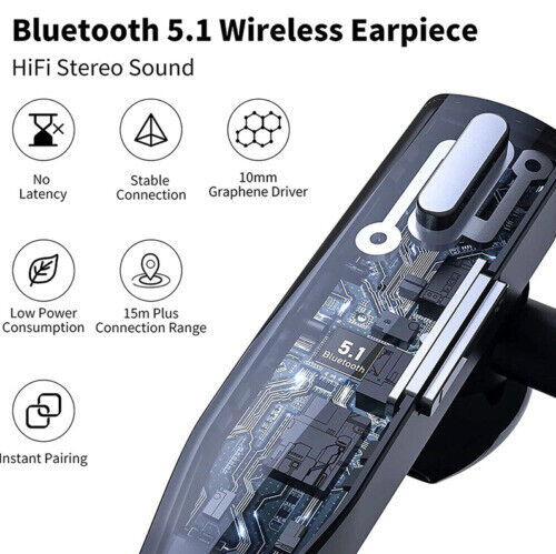 Wireless Dual Mic Bluetooth 5.1 Noise Cancelling Headphones