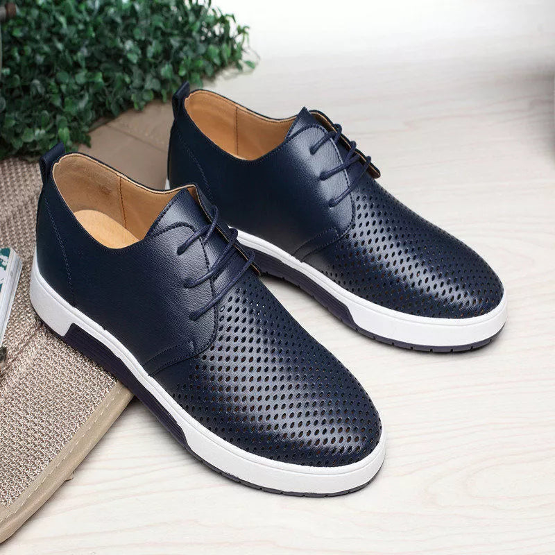 Comfortable Work Shoes with Mesh Design for Men