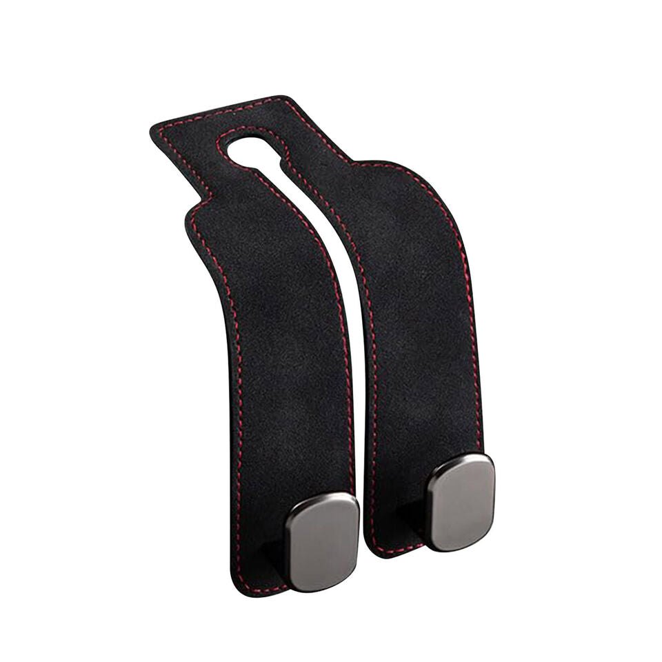 Durable Car Seat Hooks with Leather Straps