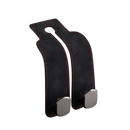 Durable Car Seat Hooks with Leather Straps