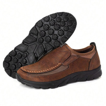 Soft Casual Breathable Slip On Shoes Black