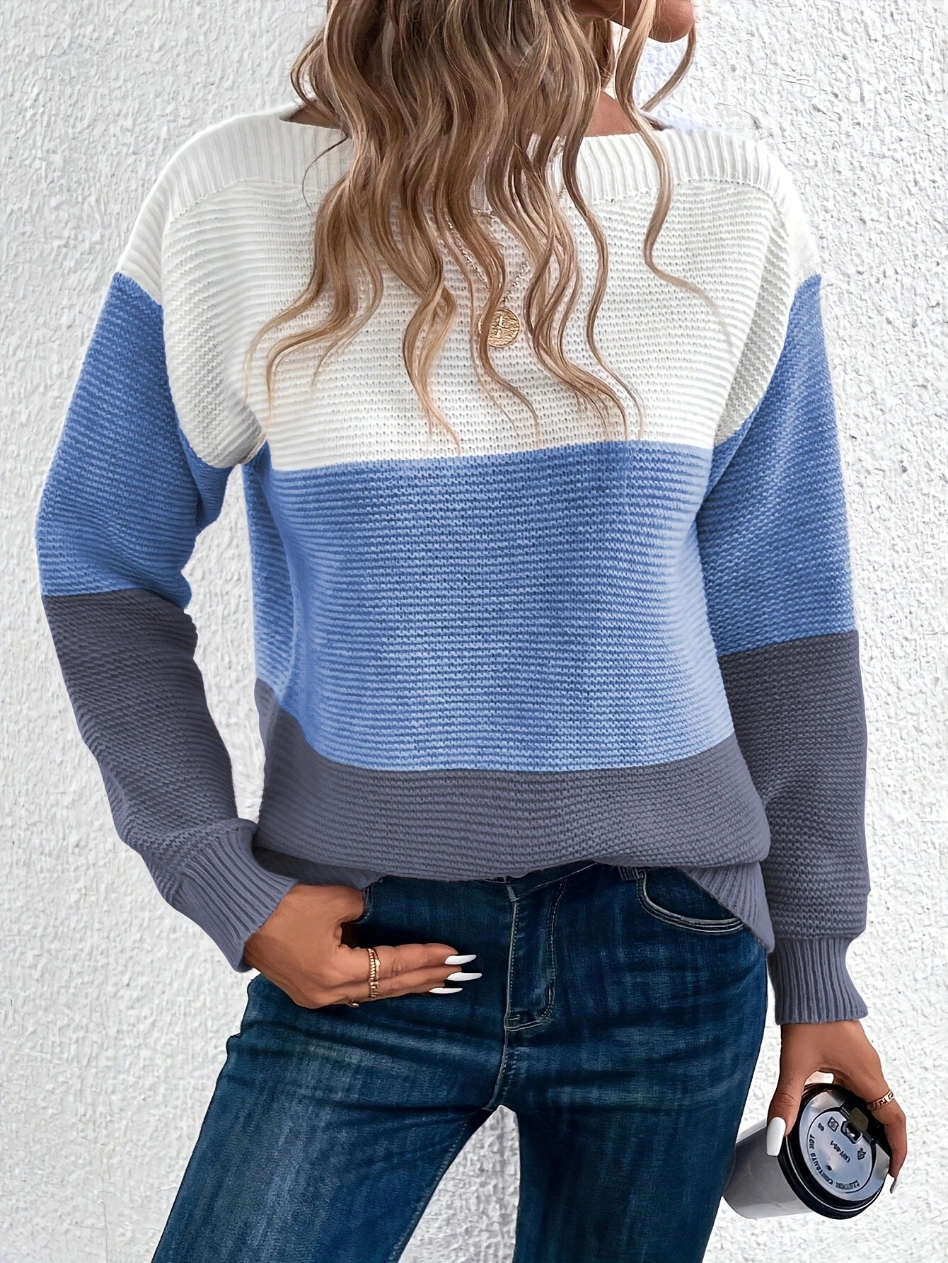 Warm Cable Knit Sweater for Ladies