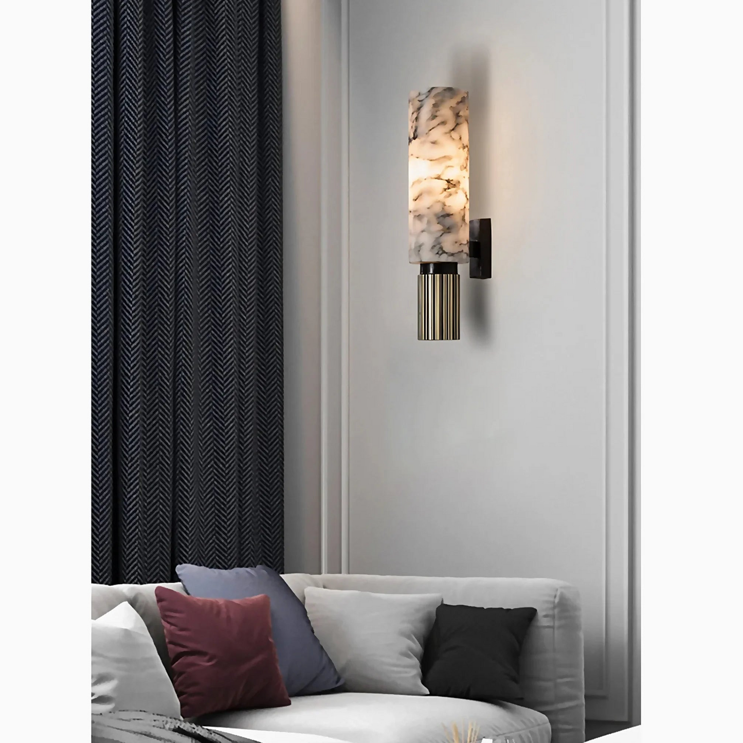 Stylish Adjustable Stone Wall Lamp Fixture