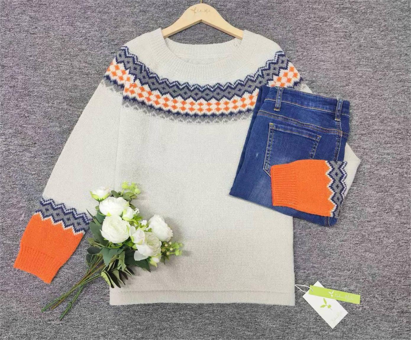 Fashionable Colorful Sweater with Fun Design