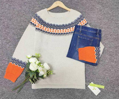 Fashionable Colorful Sweater with Fun Design