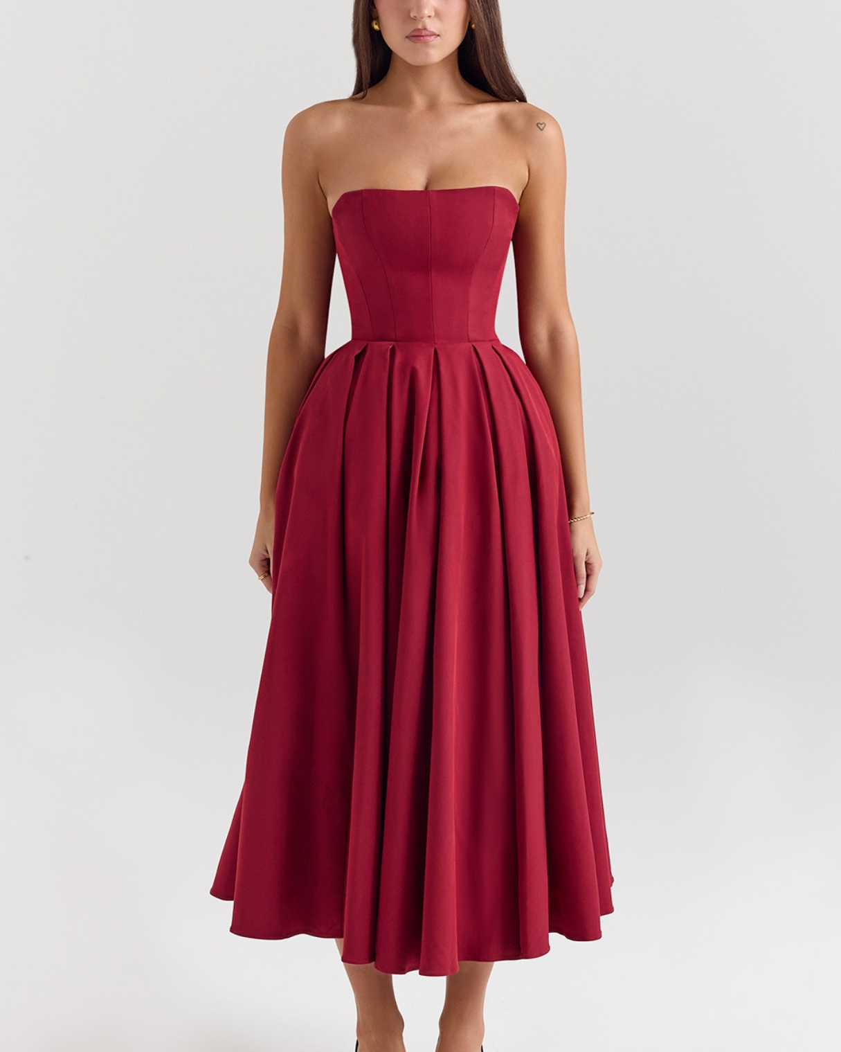 Scarlett | Strapless Bow Wedding Guest Dress
