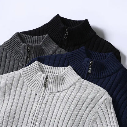 Soft Cotton Turtleneck Sweater