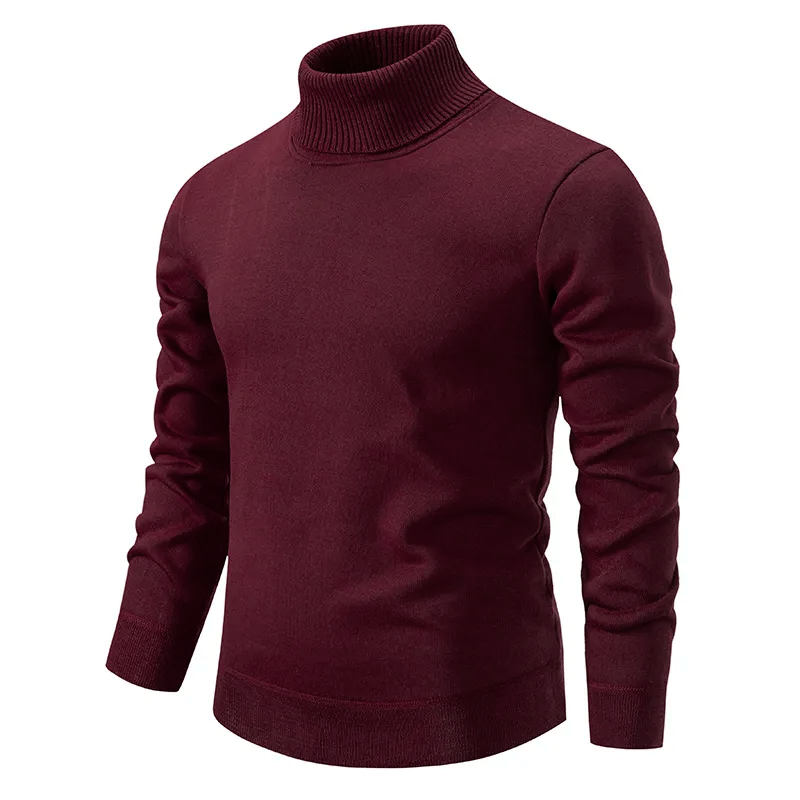 Warm Classic Mens Wool Crew Sweater