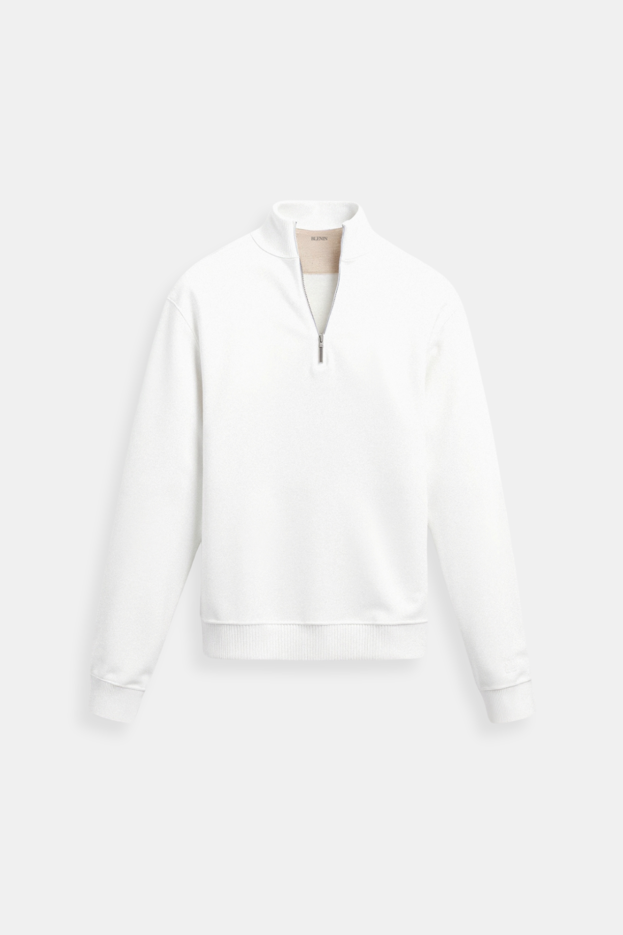 Relaxed Fit Quarter Zip Men's Sweater