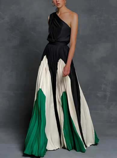 Wexley Women's Asymmetrical Maxi Dress One Shoulder
