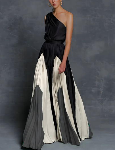 Wexley Women's Asymmetrical Maxi Dress One Shoulder