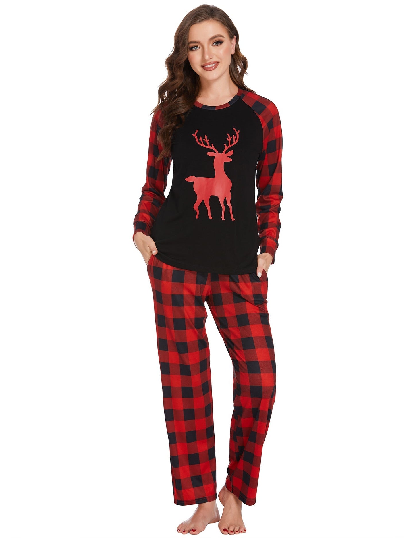 Holiday Plaid Cozy Pajama Set