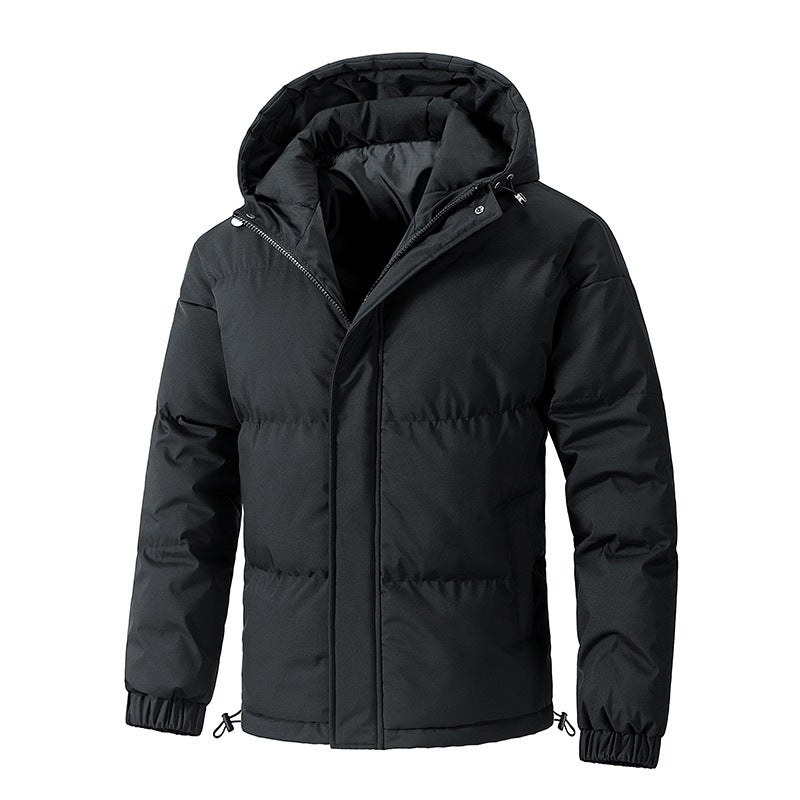 Insulated Water Resistant Mens Coat with Hood