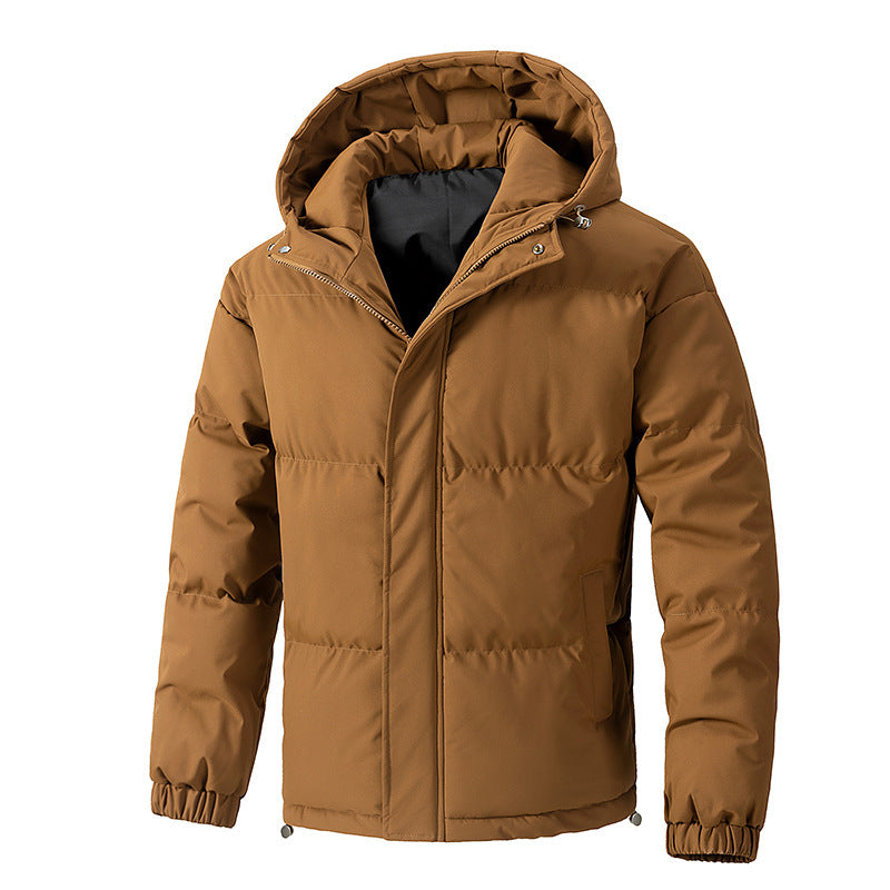 Insulated Water Resistant Mens Coat with Hood