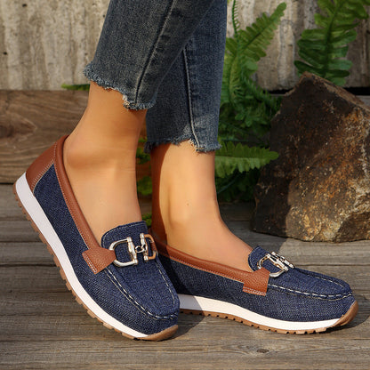 Women's Easy Slip On Casual Loafers Shoes