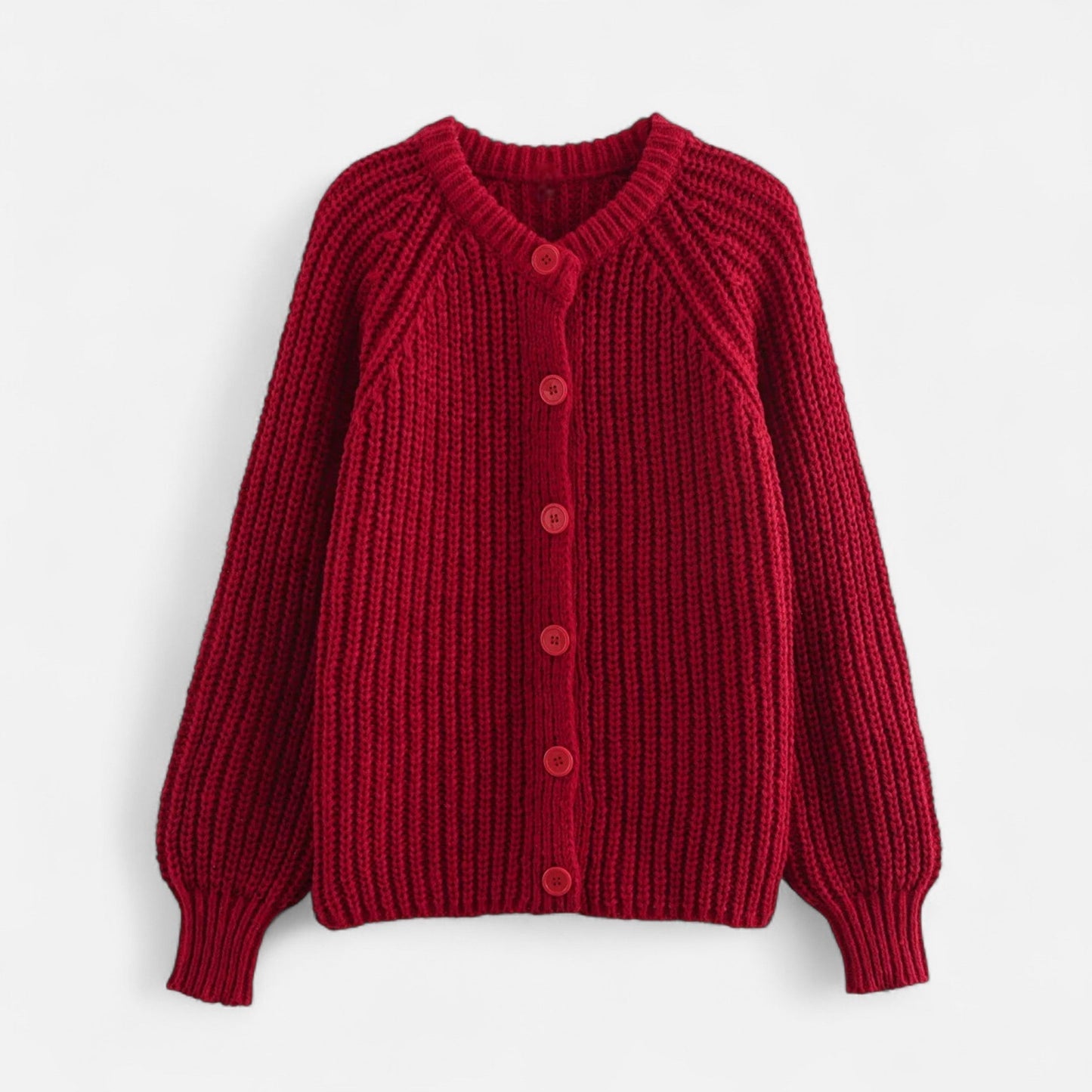 Classic Ladies Knitted Cardigan Sweater