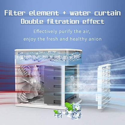 Compact Portable Air Conditioner Fan for Small Spaces