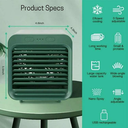 Compact Portable Air Conditioner with Adjustable Cooling