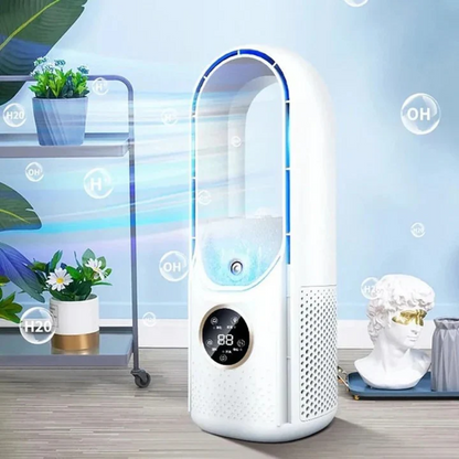Portable Bladeless Air Conditioner for Quiet Personal Cooling