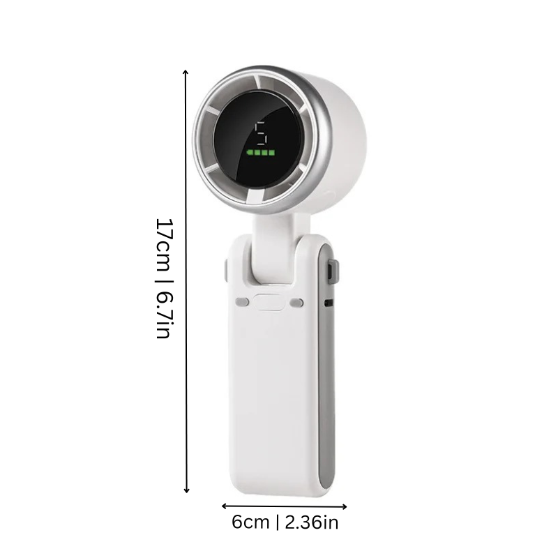 Portable Turbo Fan for Instant Cooling - BreezeJet