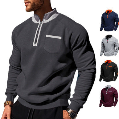 Men's Hoodless Crew Neck Sweatshirt