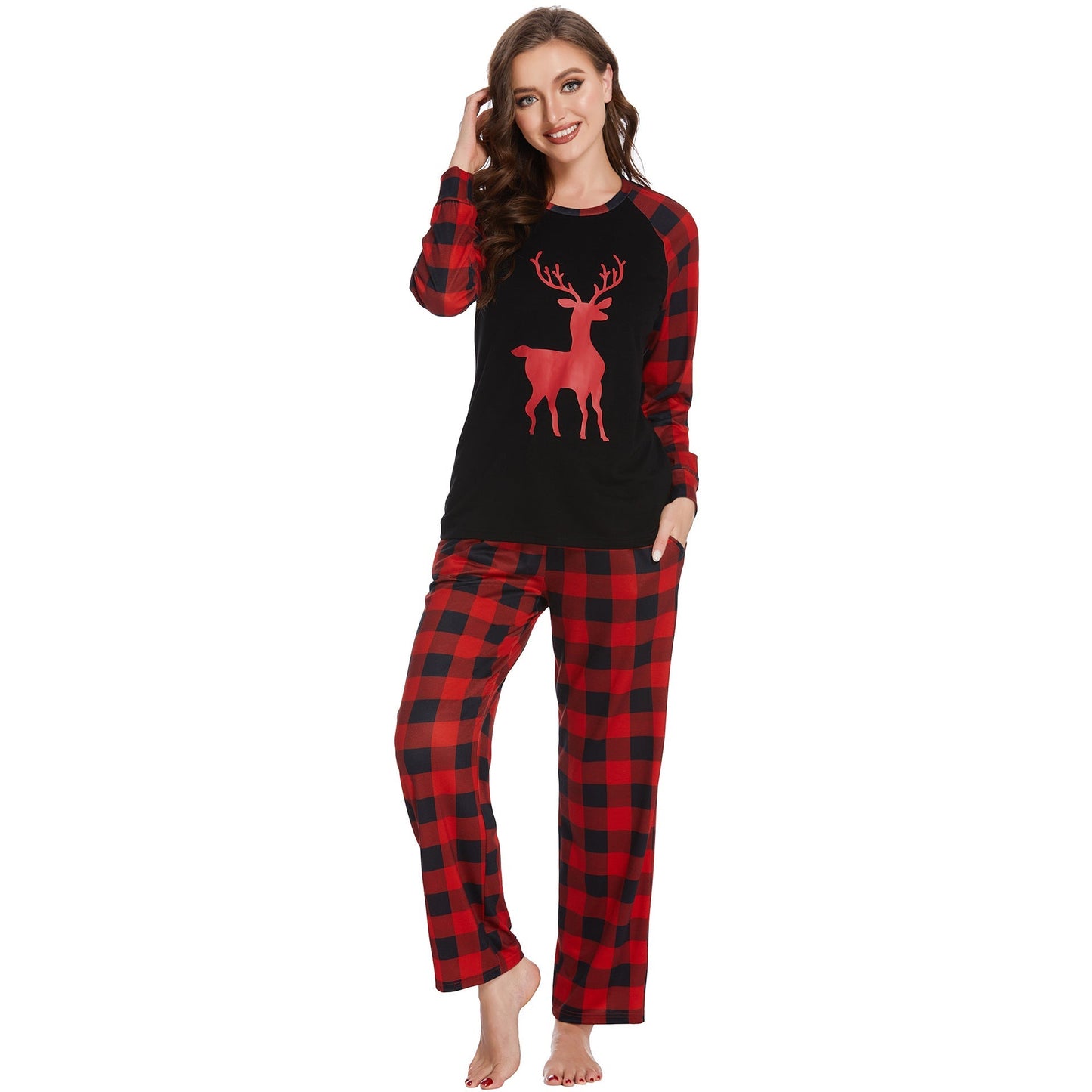Holiday Plaid Cozy Pajama Set