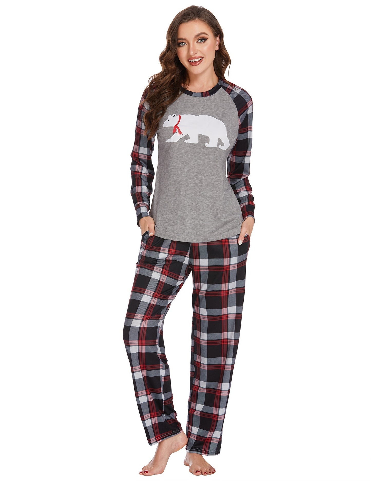 Holiday Plaid Cozy Pajama Set