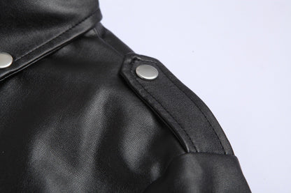 Men's Vintage Style Leather Motorcycle Jacket