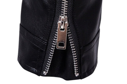 Men's Vintage Style Leather Motorcycle Jacket
