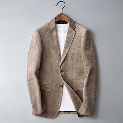 Stylish Men's Textured Blazer Jacket