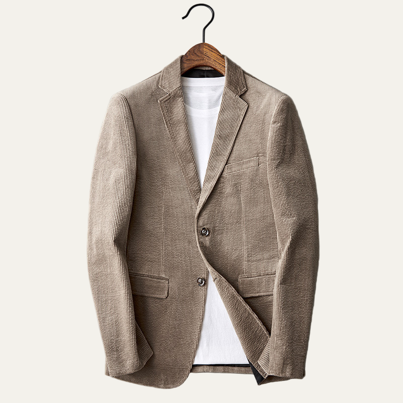 Classic Fit Corduroy Jacket for Men