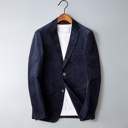 Stylish Men's Textured Blazer Jacket