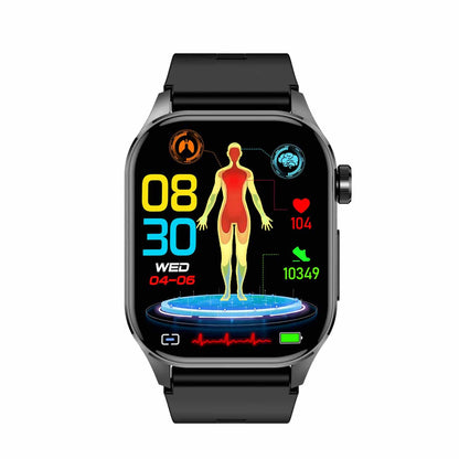 Advanced Health Monitoring Smartwatch with ECG Tracker