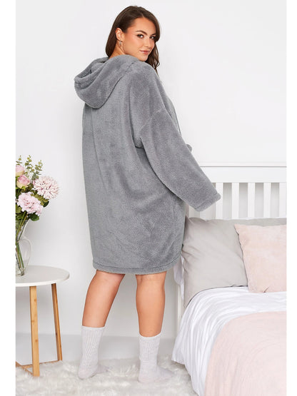 Cozy Extra Large Teddy Bear Hooded Dress