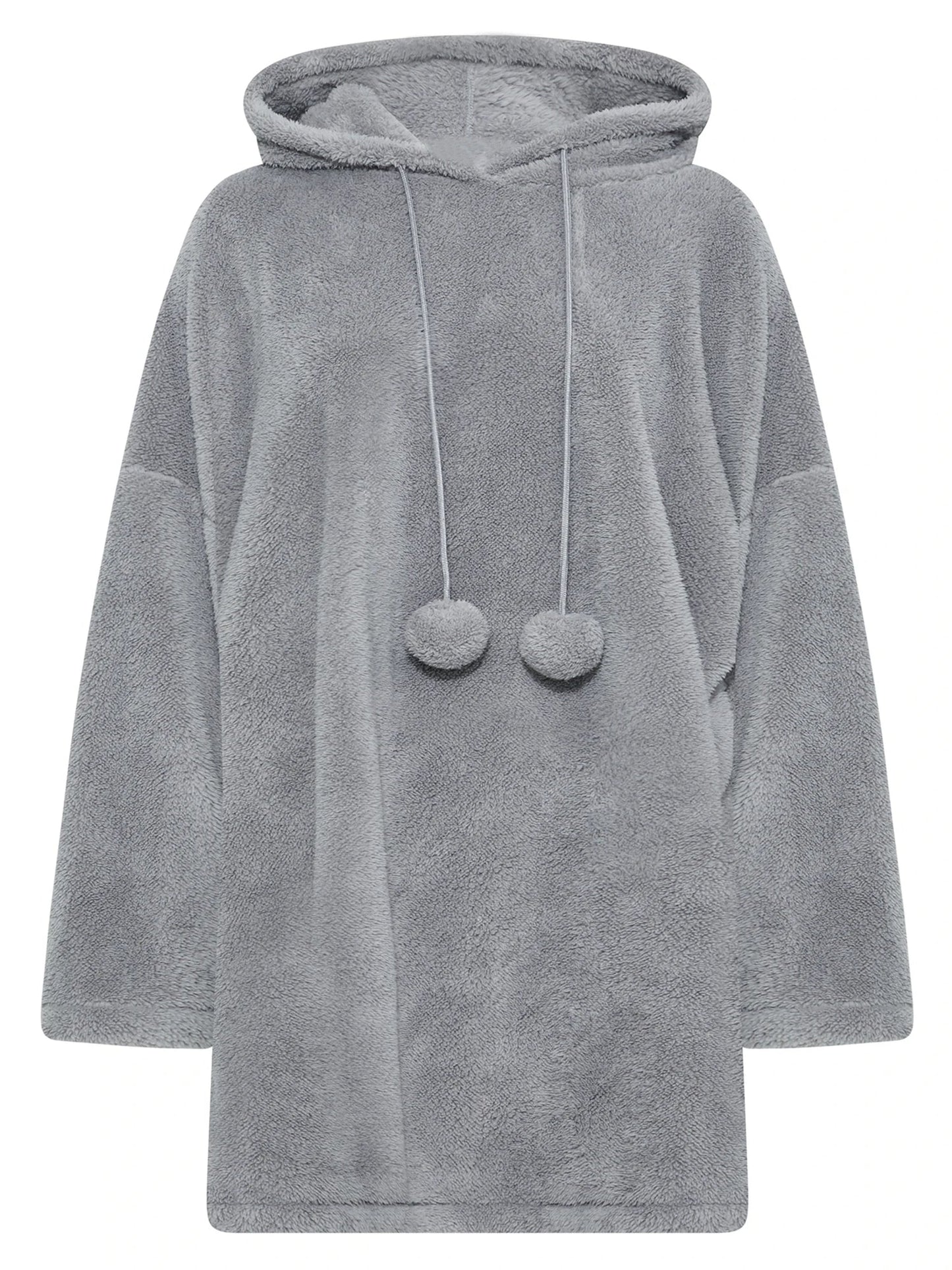 Cozy Extra Large Teddy Bear Hooded Dress