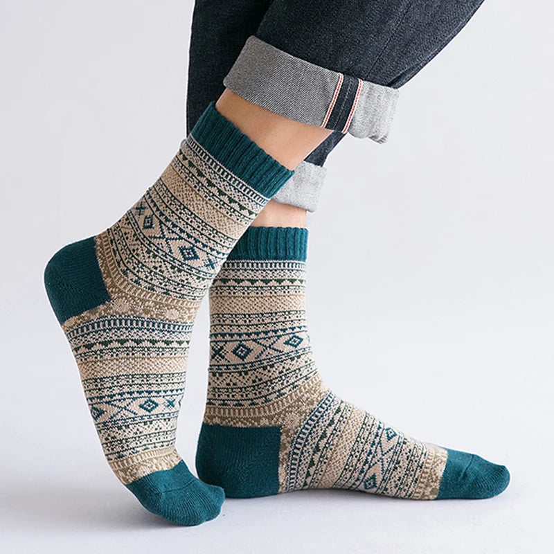 Cozy Thermal Socks Made from Soft Wool