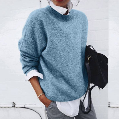 Cozy Women's Cashmere Crew Sweater